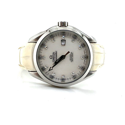 Omega Seamaster Aqua Terra 34mm 231.13.34.20.55.001 Diamond Dial Automatic Watch (view 1)