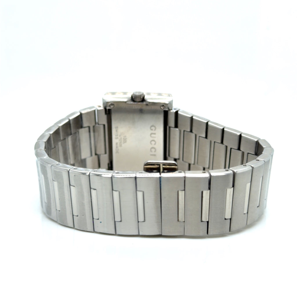 Gucci G-Rectangle 100L Stainless Steel Silver Dial Ladies Watch, Box (view 6)