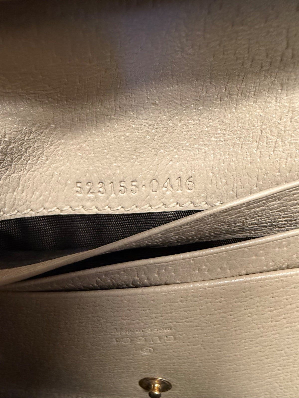 Gucci Ophidia GG Supreme Card Case Wallet, Beige Web, With Box (view 11)