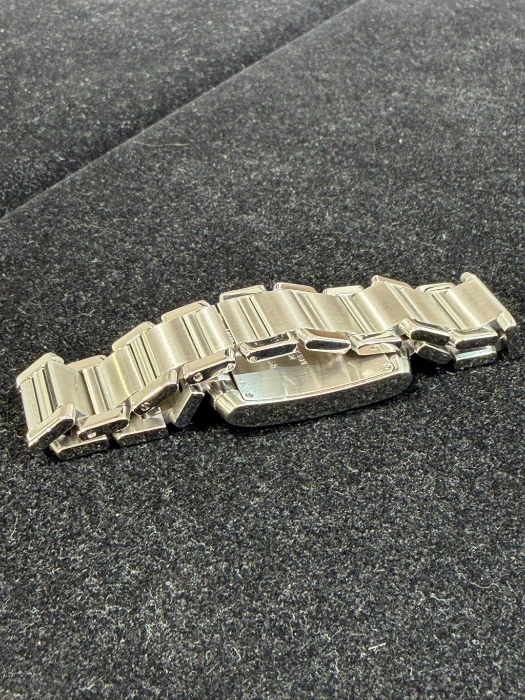 Cartier Tank Francaise Chronograph Steel & White Gold 28mm Ref. 2303 (view 9)