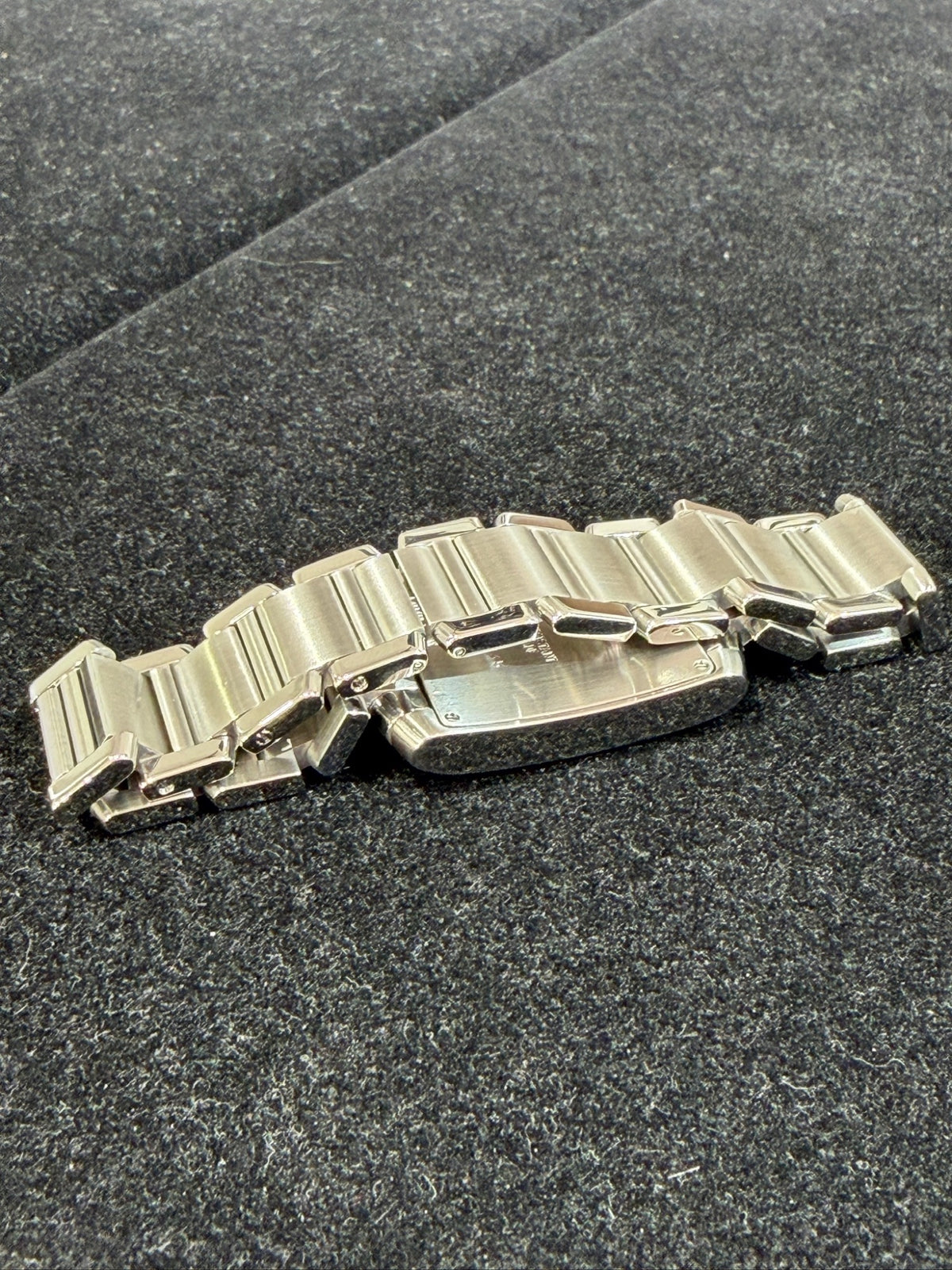 Cartier Tank Francaise Chronograph Steel & White Gold 28mm Ref. 2303 (view 9)