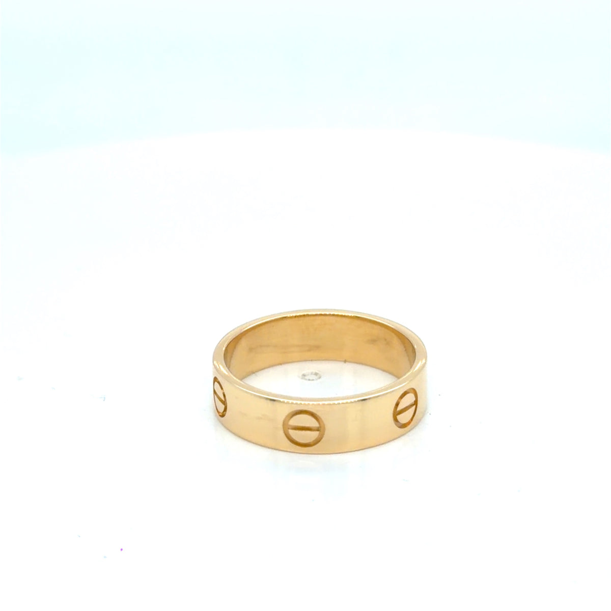 Cartier Love Ring 18K Yellow Gold Size 8 Classic Band (view 7)