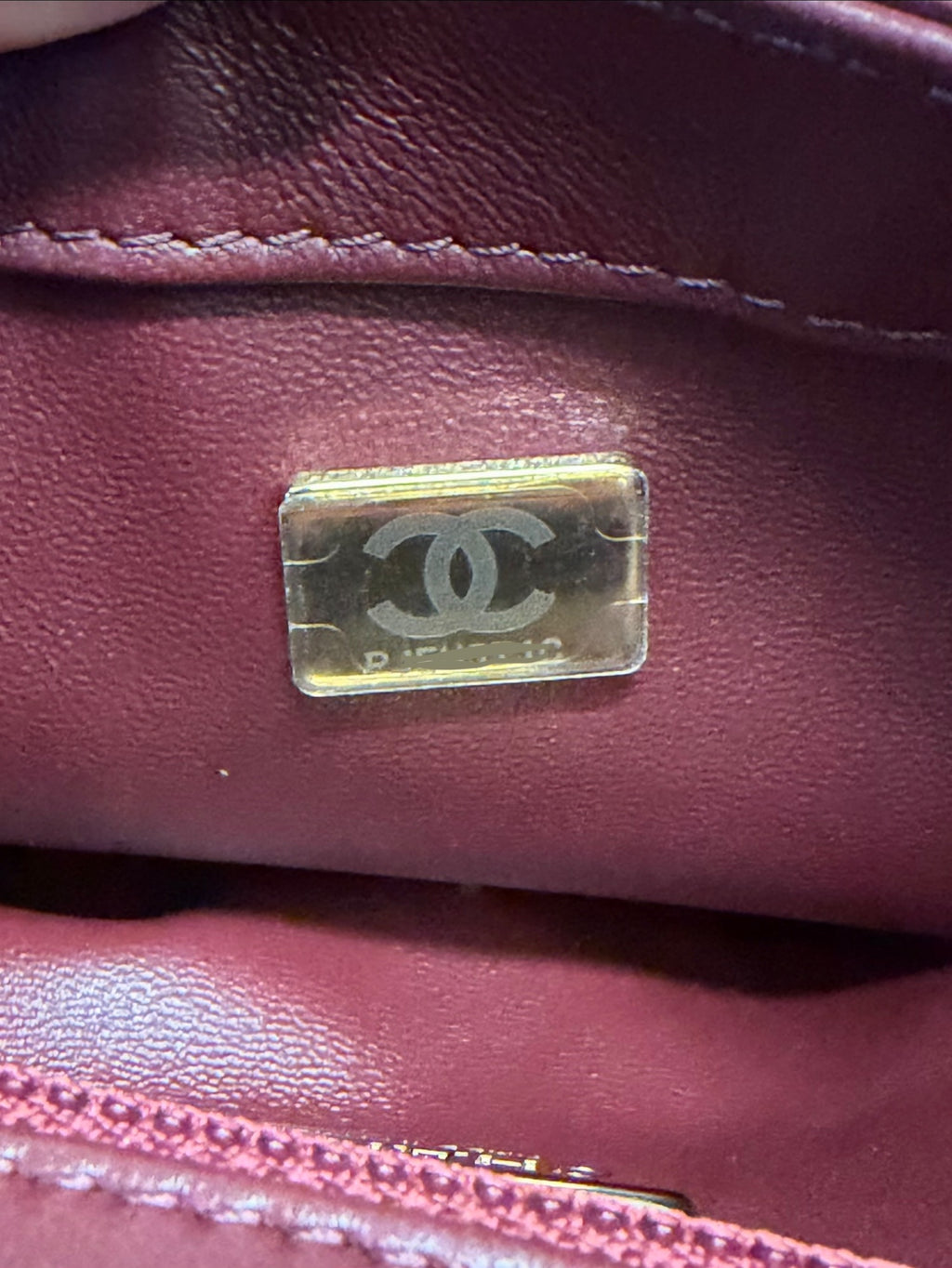 Chanel 23A Sunset Sequin Mini Flap Bag Multicolor Gold-Tone Hardware (view 14)