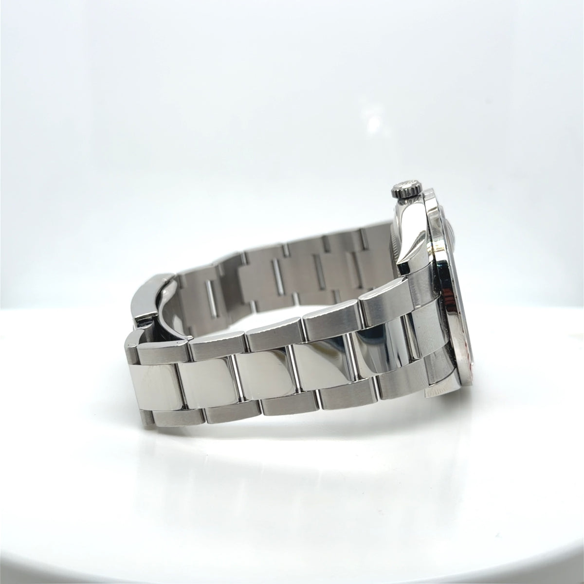 Rolex Datejust 41 Stainless Steel Black Dial Rainbow Bezel Ref 126300 (view 5)
