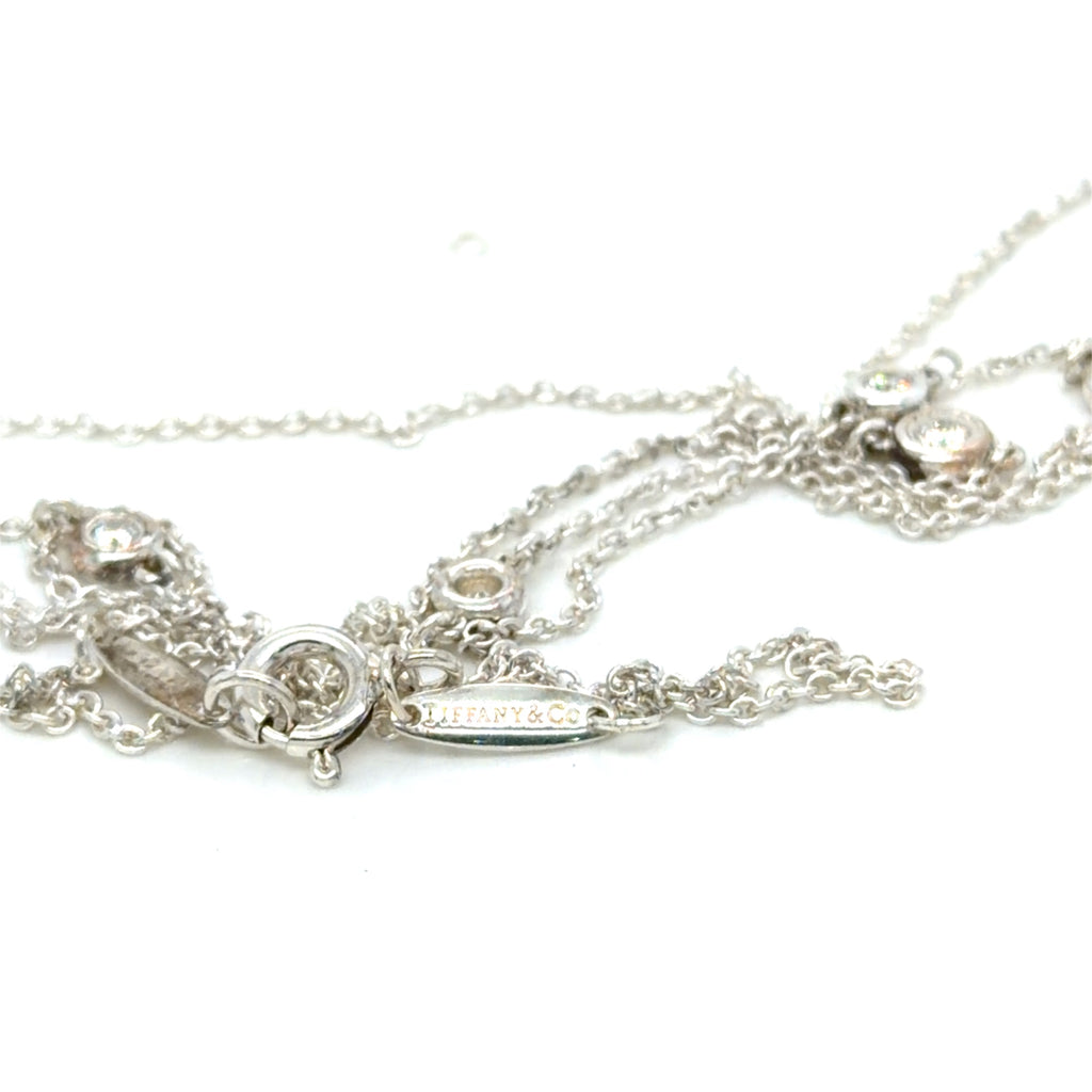 Tiffany & Co. Diamonds by the Yard Sprinkle Necklace Sterling Silver 32" (view 4)