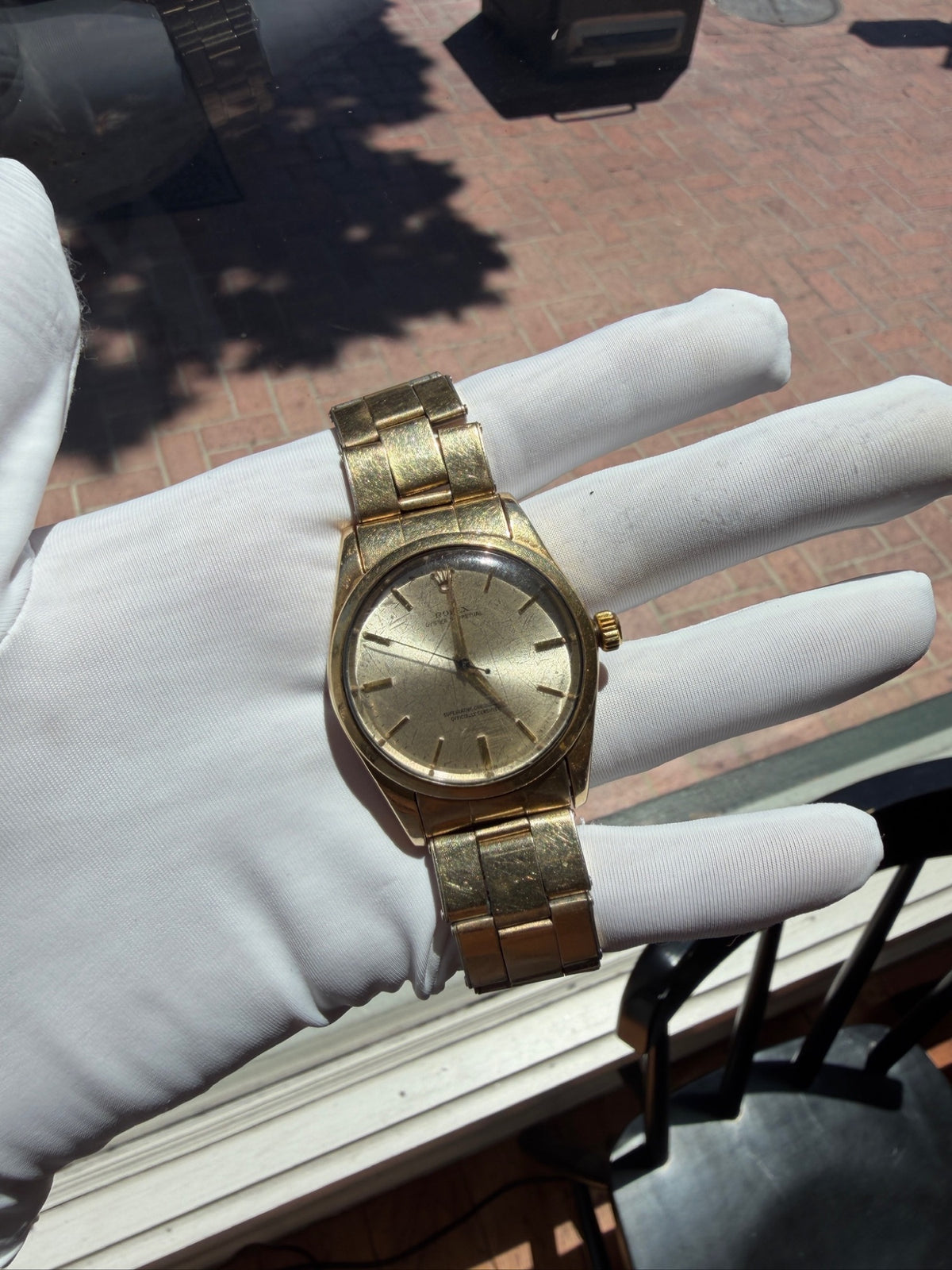 Rolex Oyster Perpetual 34mm Gold Capped Watch Ref. 1014 Automatic (view 11)