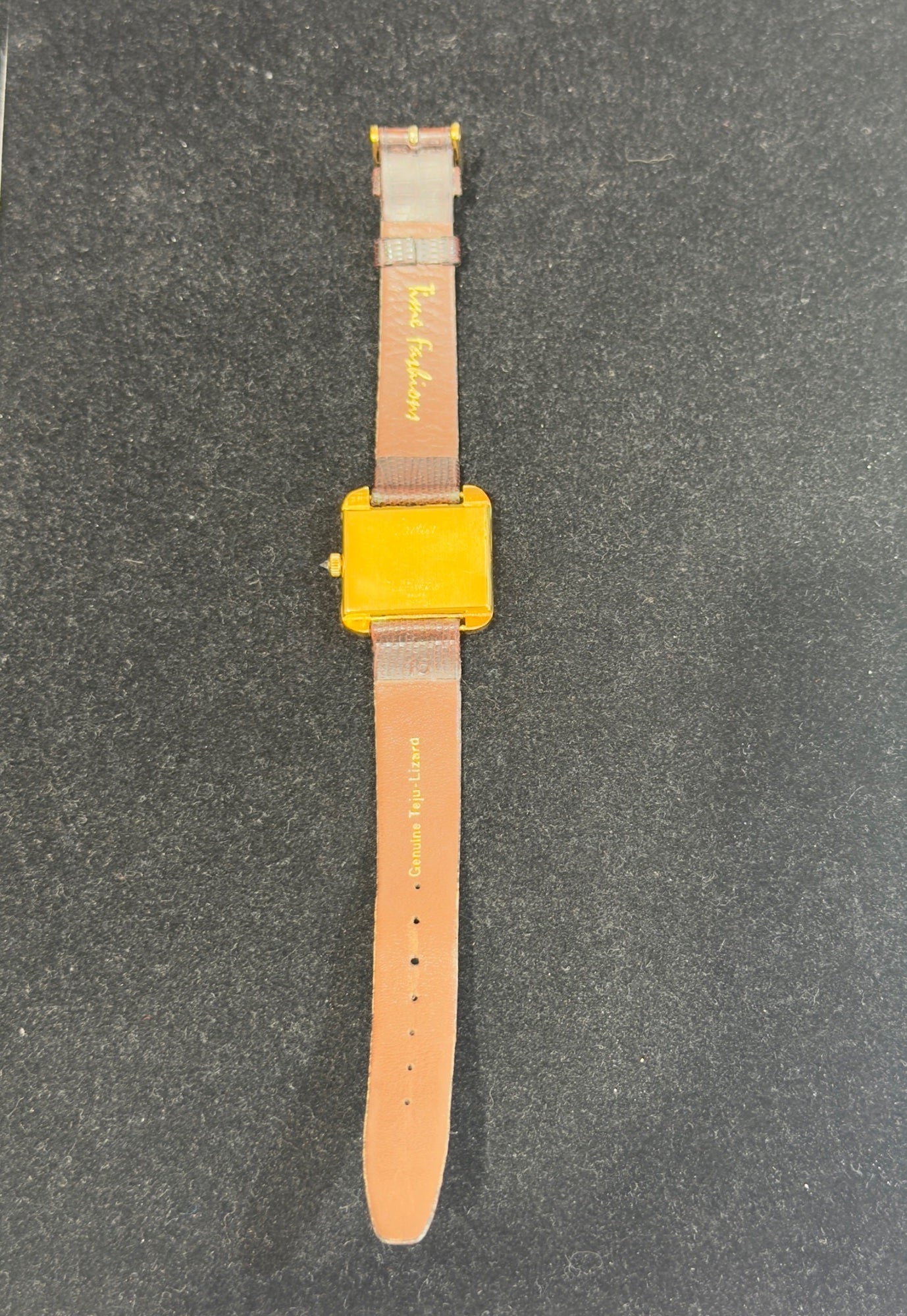 Cartier Tank Must Stepped Pre-Must Watch 18k Gold Plate Ref. 5512117 (view 11)