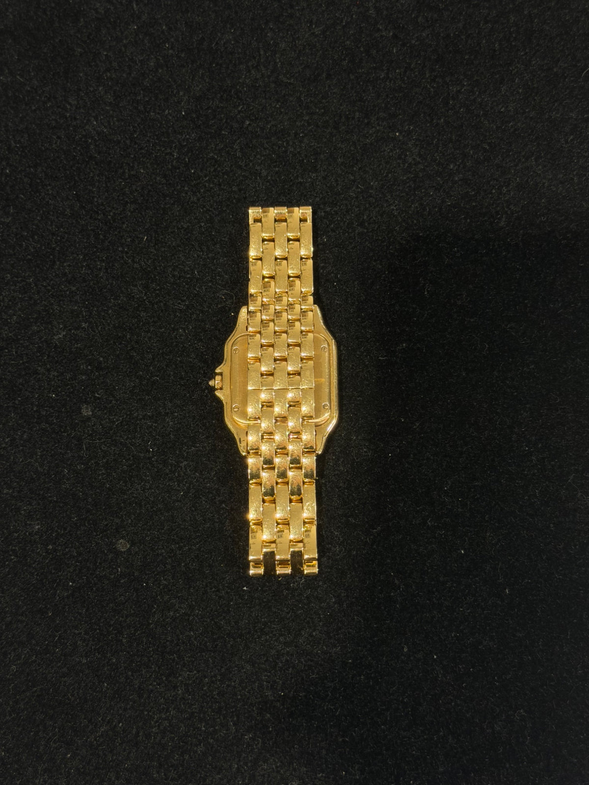 Cartier Panthere 18k Yellow Gold Diamond Bezel Ladies Watch 2021 (view 3)