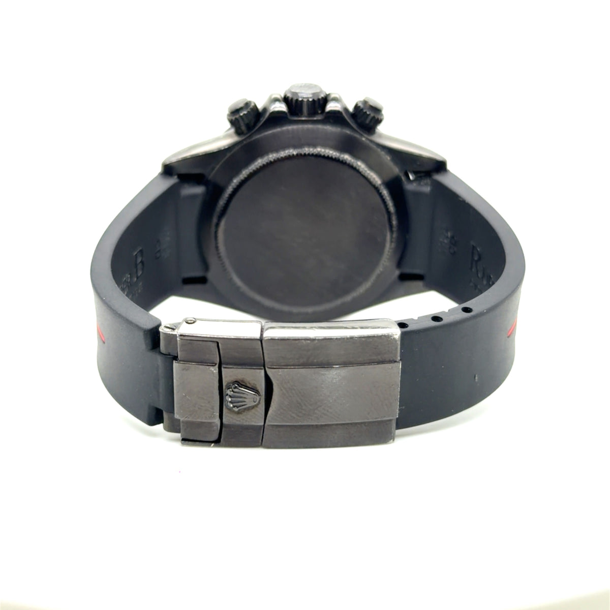 Rolex Cosmograph Daytona 116520 PVD Coated Black Dial Rubber Strap (view 9)