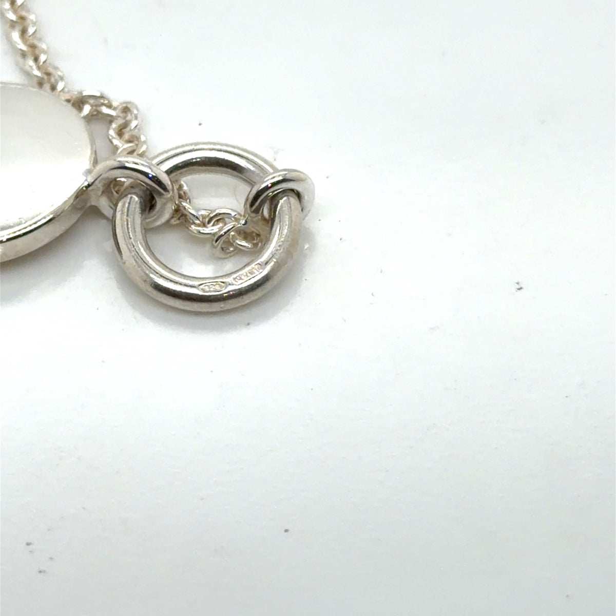 Hermès Amulettes Ex-Libris Sterling Silver Toggle Necklace (view 4)