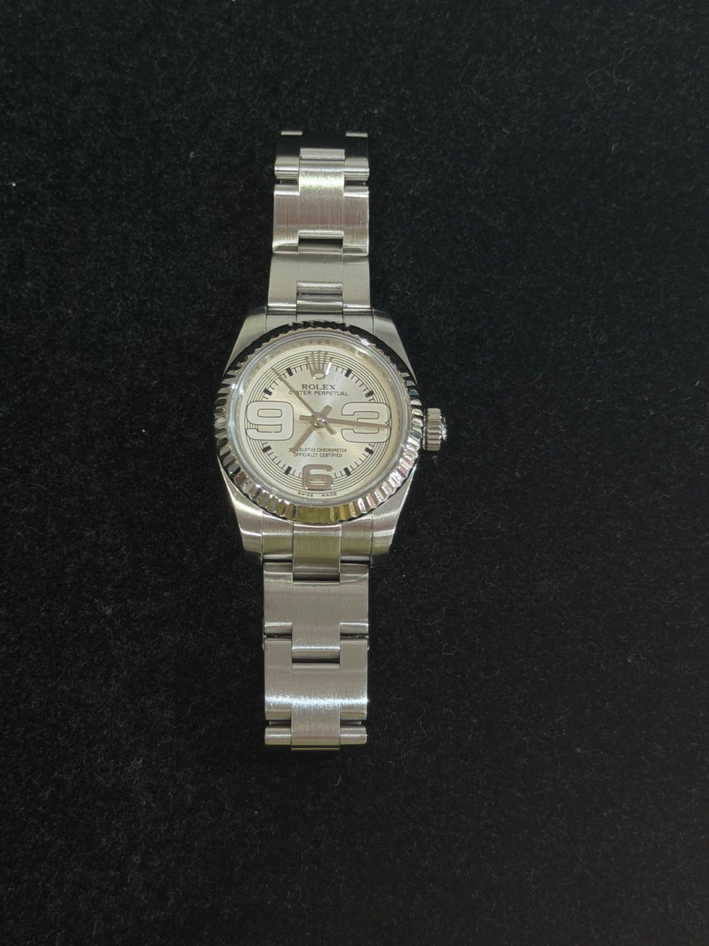 Rolex Oyster Perpetual 26 Ref 176234 Steel & White Gold Silver Dial (view 13)
