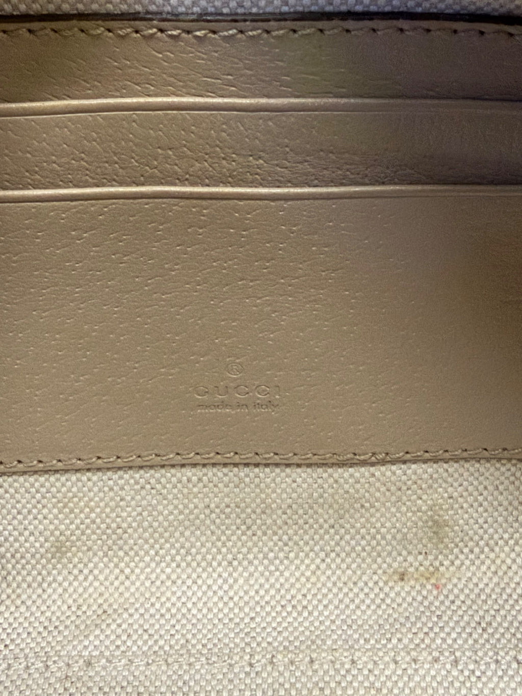 Gucci Ophidia Mini Bag GG Supreme Canvas Beige Web Crossbody (view 10)