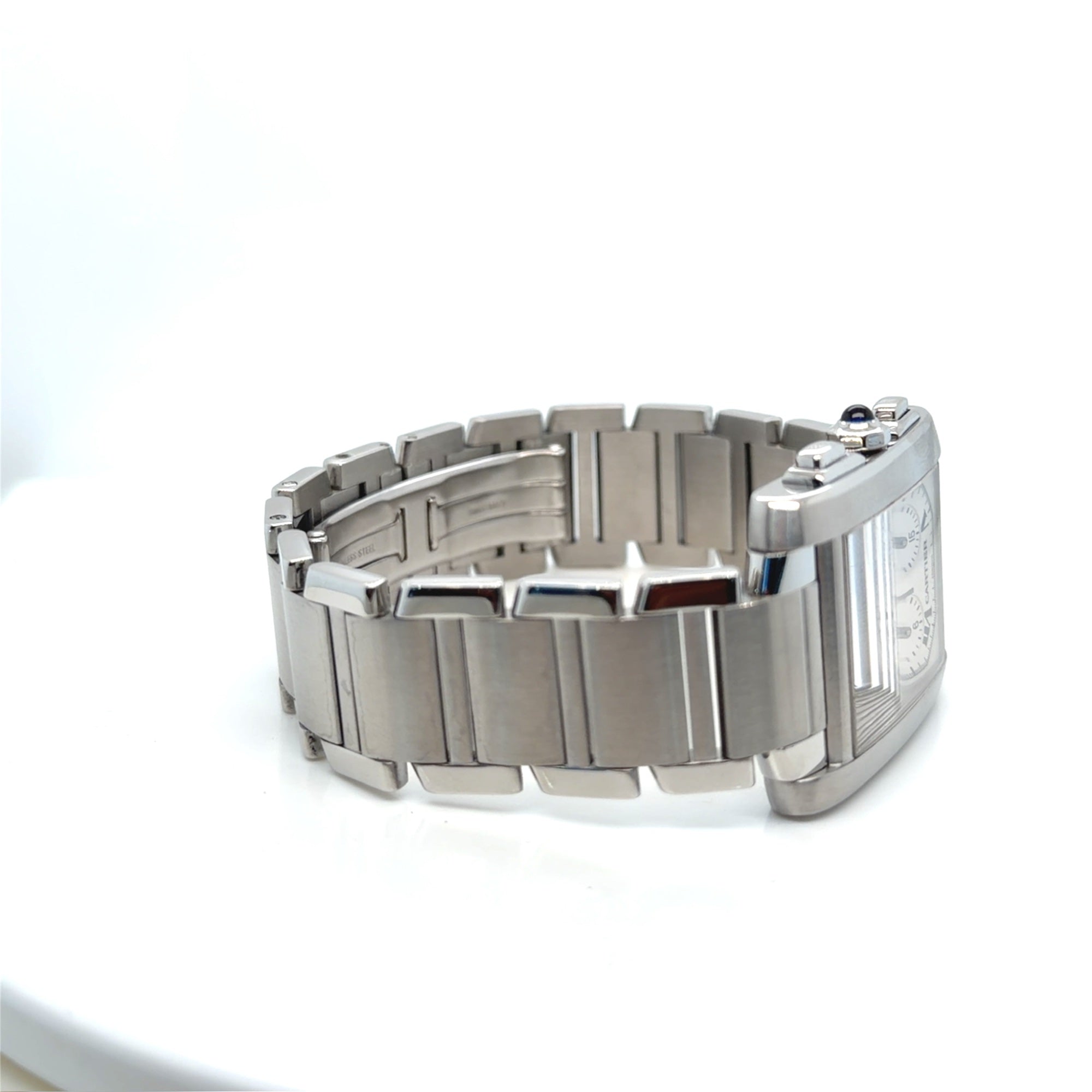 Cartier Tank Francaise Chronograph Steel & White Gold 28mm Ref. 2303
