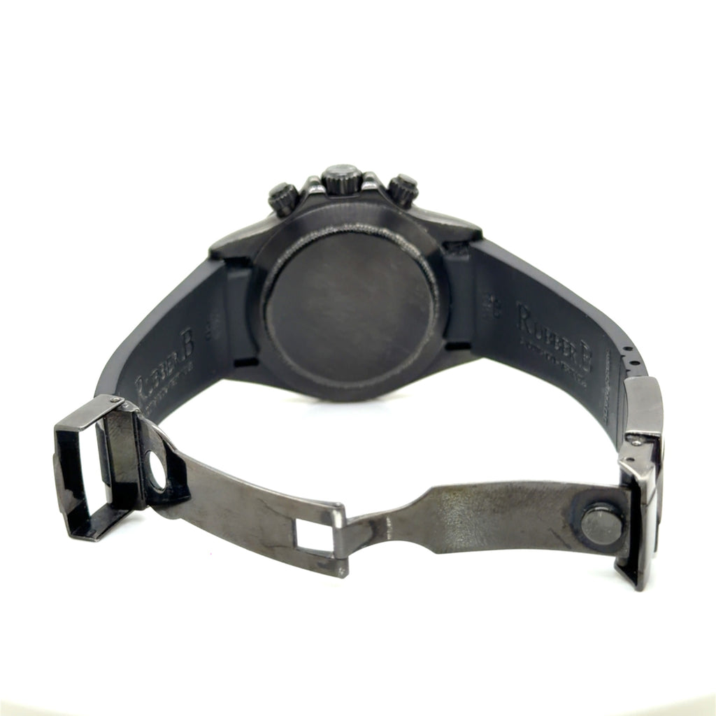 Rolex Cosmograph Daytona 116520 PVD Coated Black Dial Rubber Strap (view 10)