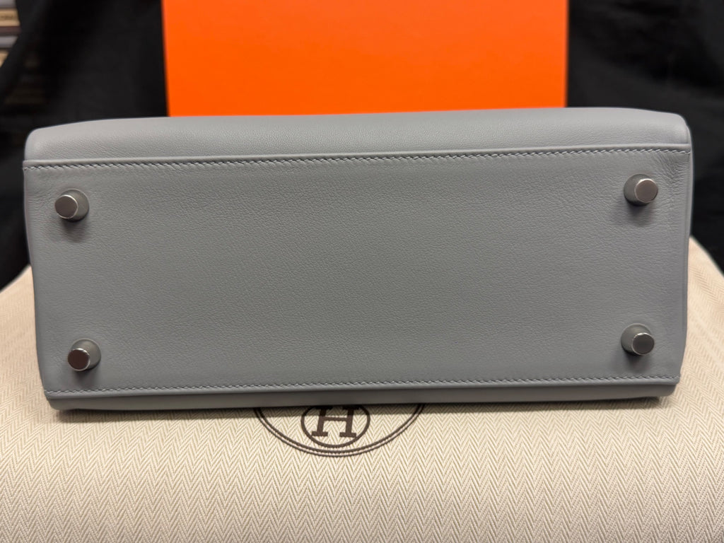 Hermès Kelly 25 Gris Pantin Swift Leather Palladium Hardware Handbag 2026 (view 6)