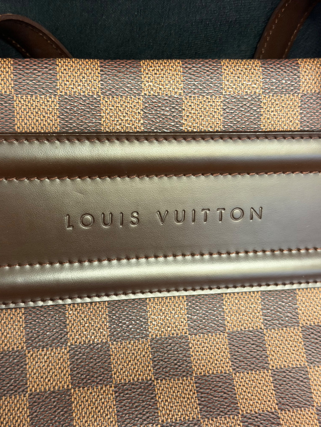 Louis Vuitton Clifton Damier Ebene Tote Shoulder Bag Brown (view 7)