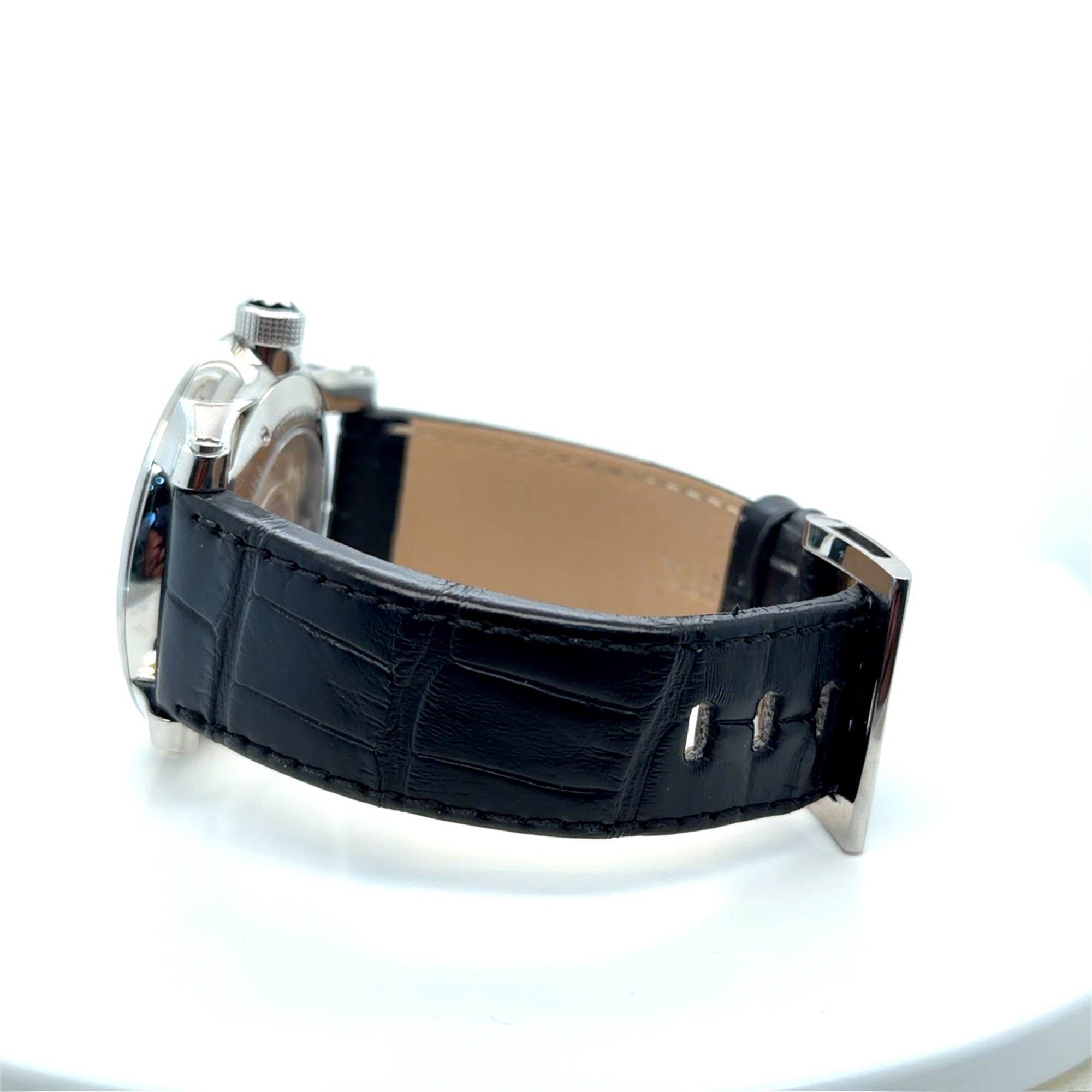 Montblanc Timewalker Automatic Stainless Steel 42mm Black Dial Watch 7285