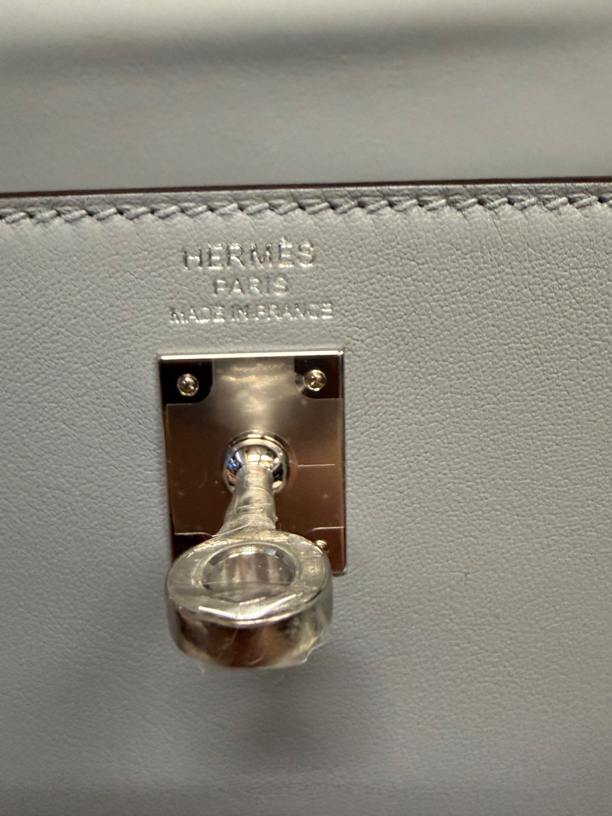 Hermès Kelly 25 Gris Pantin Swift Leather Palladium Hardware Handbag 2026 (view 10)