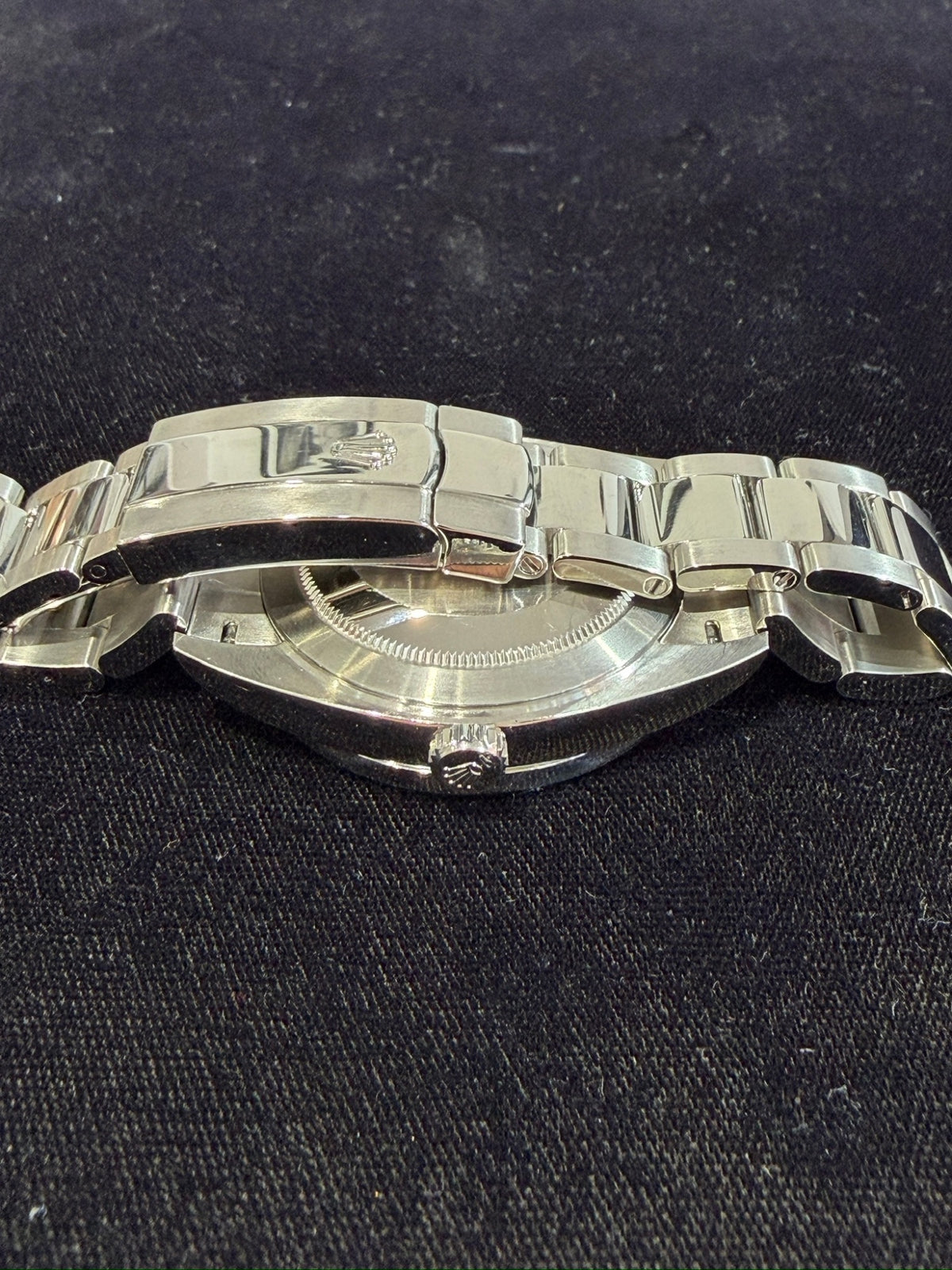 Rolex Datejust 41 Stainless Steel Black Dial Rainbow Bezel Ref 126300 (view 10)