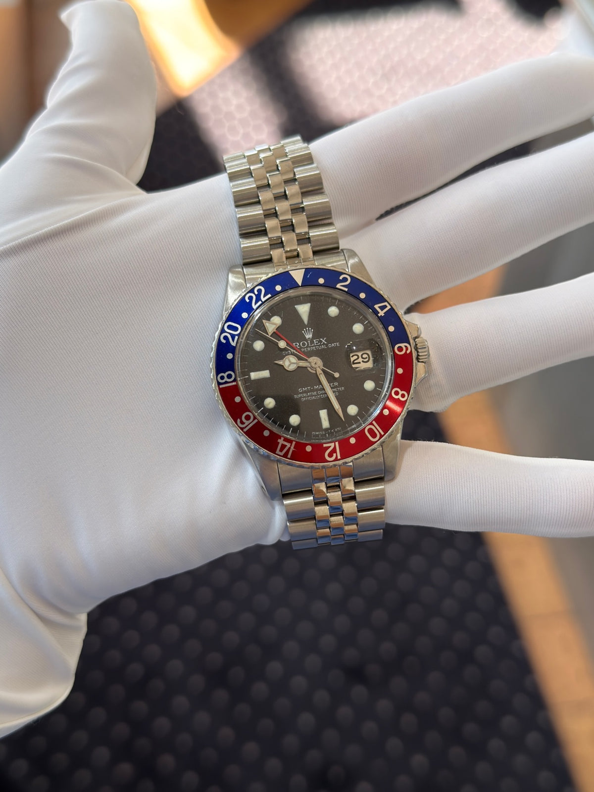 Rolex GMT-Master Pepsi Stainless Steel 40mm Jubilee Automatic Watch (view 11)