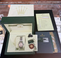 Rolex Oyster Perpetual 26 Ref 176234 Steel & White Gold Silver Dial