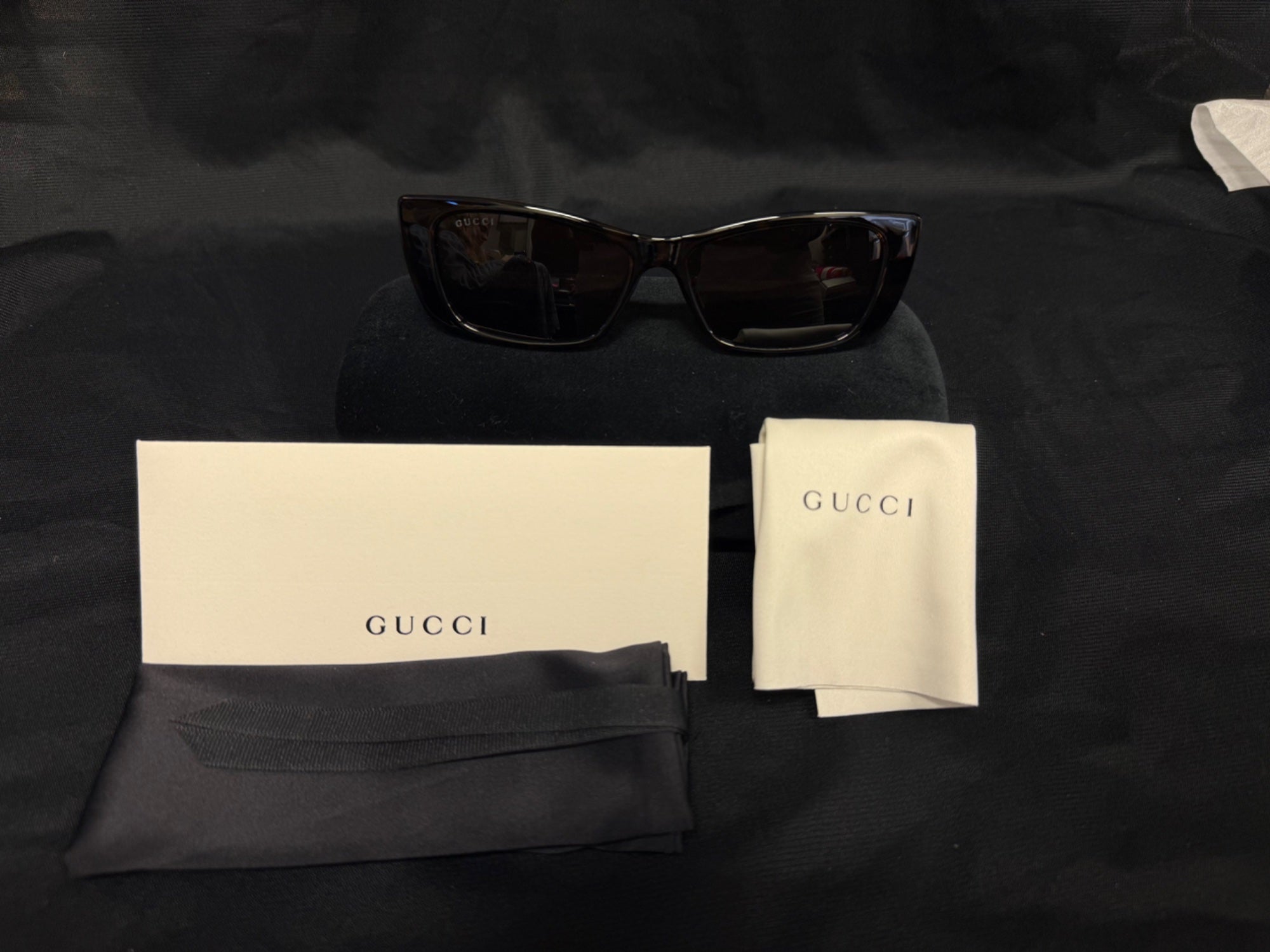 Gucci GG1681S 004 Cat-Eye Sunglasses Havana Tortoise Brown
