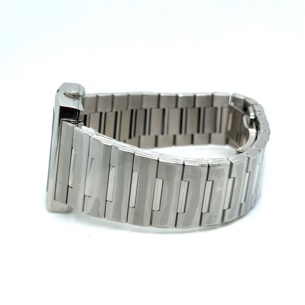 Gucci G-Rectangle 100L Stainless Steel Silver Dial Ladies Watch, Box (view 8)