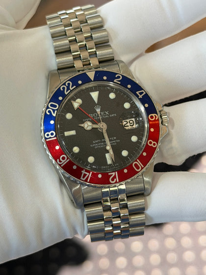 Rolex GMT-Master Pepsi Stainless Steel 40mm Jubilee Automatic Watch (view 1)