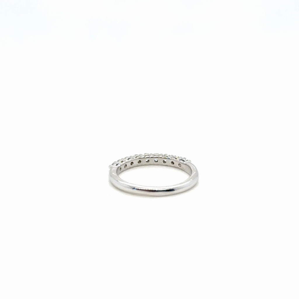 Tiffany & Co. Forever Platinum Diamond Half Band Ring 0.27 ctw Size 4.5 (view 3)