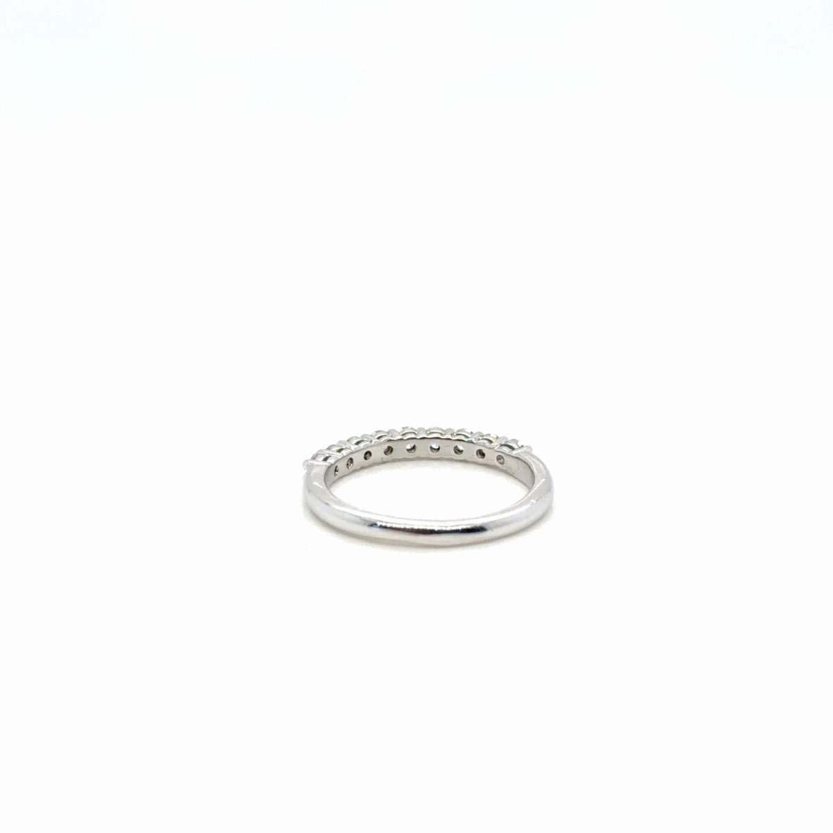 Tiffany & Co. Forever Platinum Diamond Half Band Ring 0.27 ctw Size 4.5 (view 3)