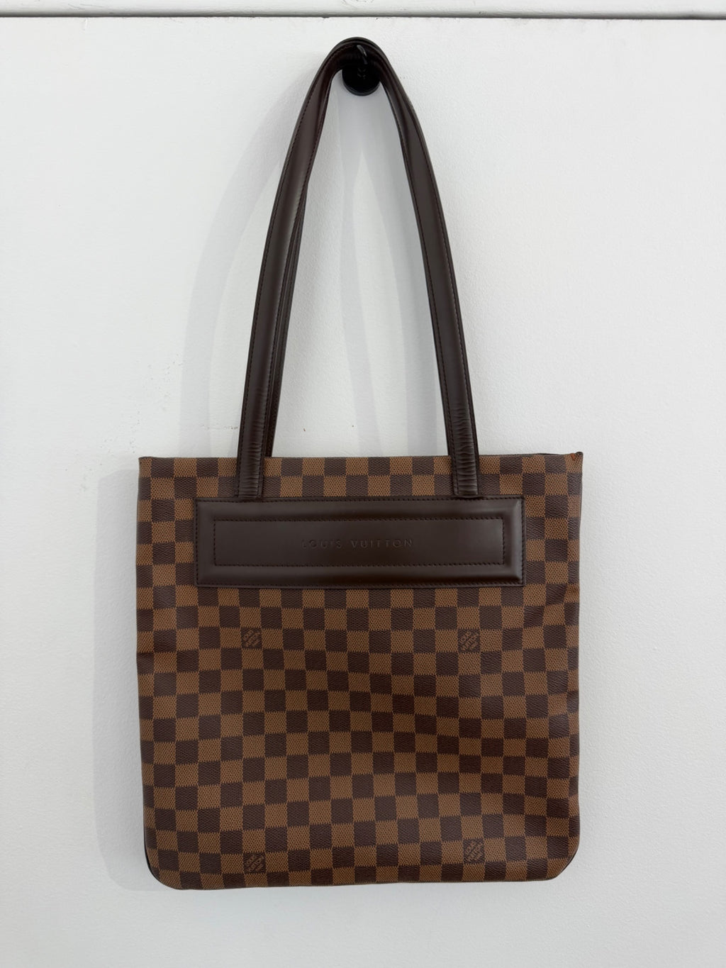Louis Vuitton Clifton Damier Ebene Tote Shoulder Bag Brown (view 2)