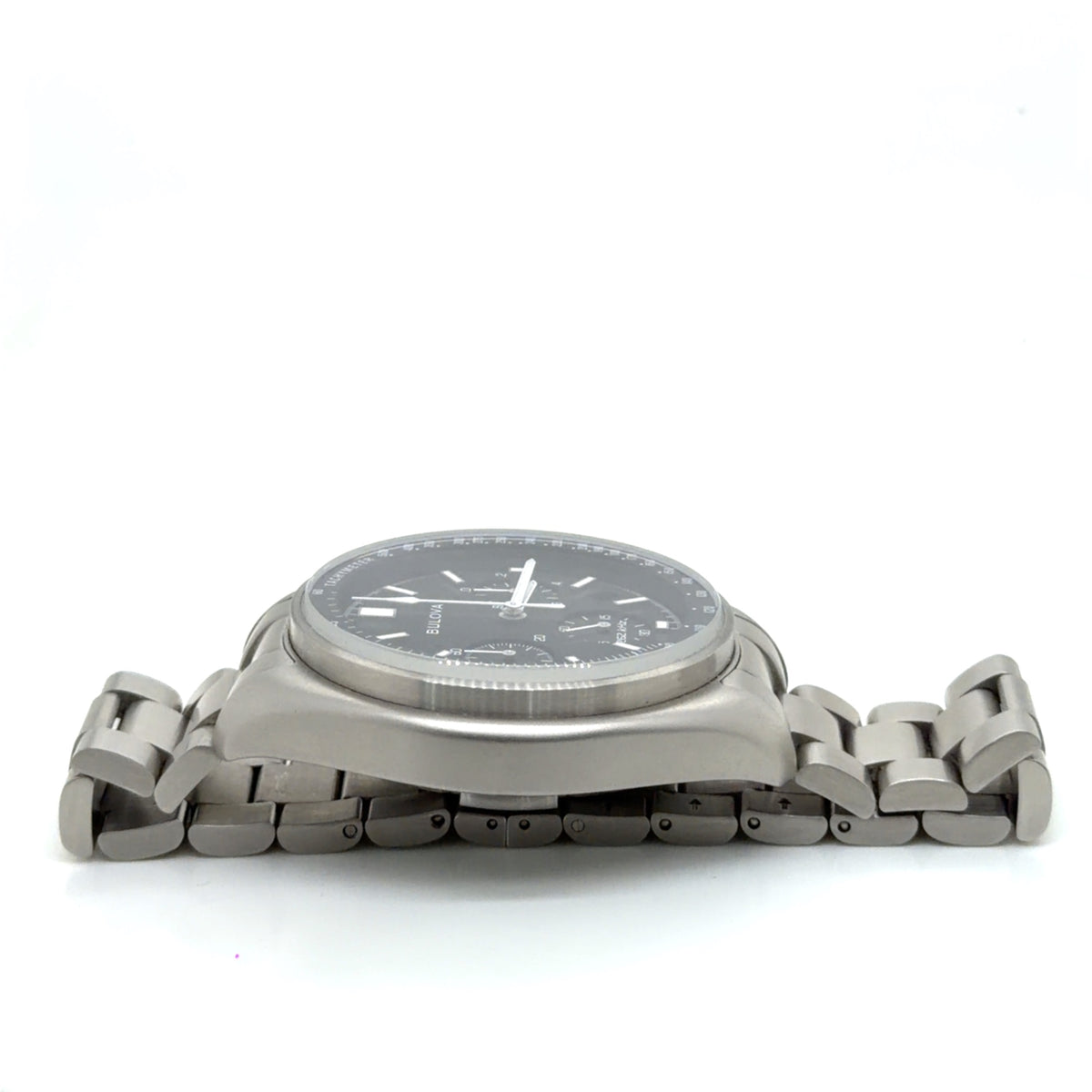 Bulova Lunar Pilot Chronograph 96B258 Stainless Steel 45mm Black Dial (view 12)