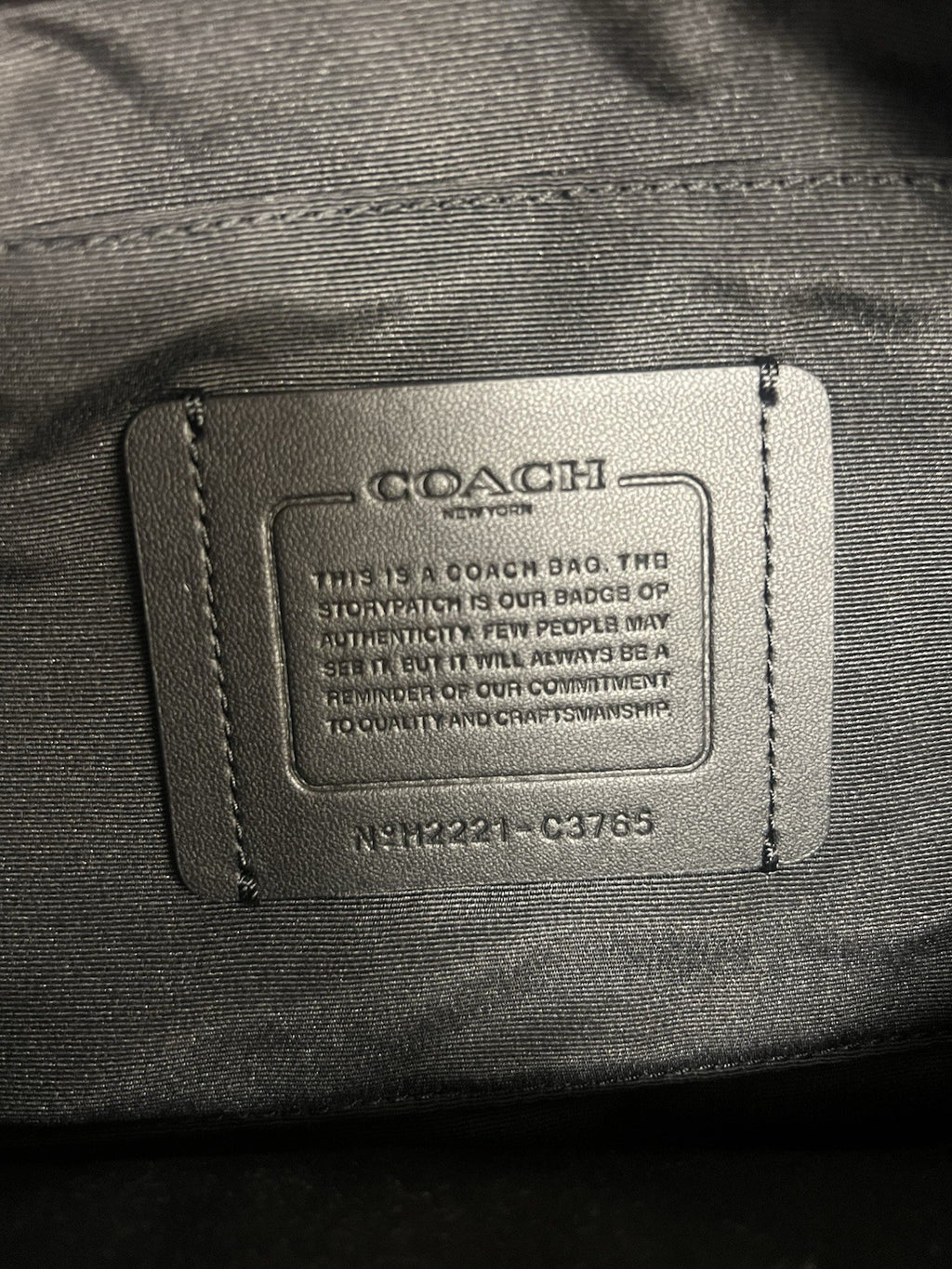 Coach Track Belt Bag C3765 Charcoal/grey/black Waist Bag Fanny Pack (view 6)