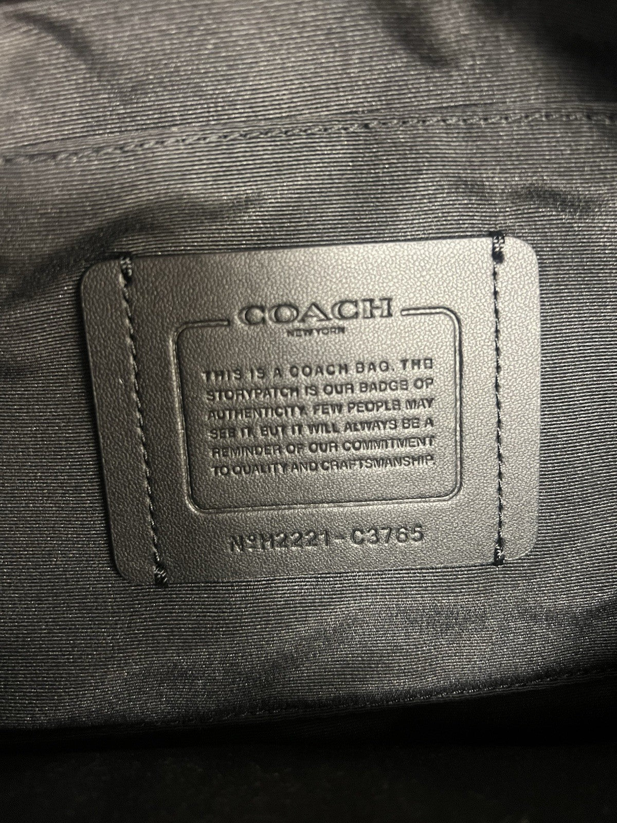 Coach Track Belt Bag C3765 Charcoal/grey/black Waist Bag Fanny Pack (view 6)