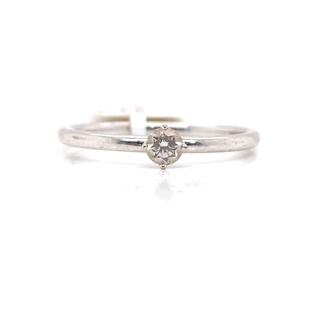 0.15ct Promise diamond ring design by WEMPE in 18KW size 7.25 — Certified Authentic | San Diego Jewelry Buyers