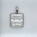 Lalique Arethuse Pendant Clear Crystal Sterling Silver 925 Masque DE Femme Face (view 1)