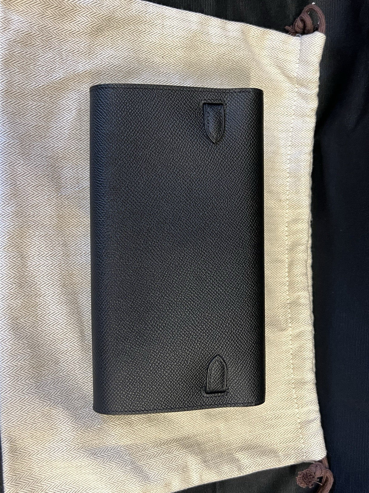 Hermes Black Epsom Kelly TO Go, Gold Hardwear, Removable Strap, Dust Bags, Box (view 11)
