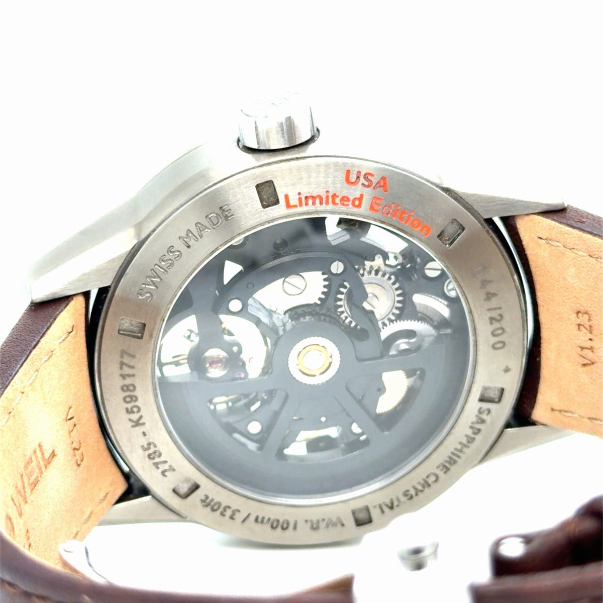 Raymond Weil Freelancer Automatic Blue Dial 2875-TIR-05500 Brown Leather USA LE (view 14)