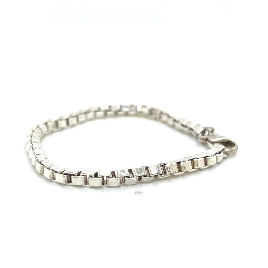 Tiffany & CO Venetian Link Bracelet - 925 Sterling Silver - 7" (view 3)