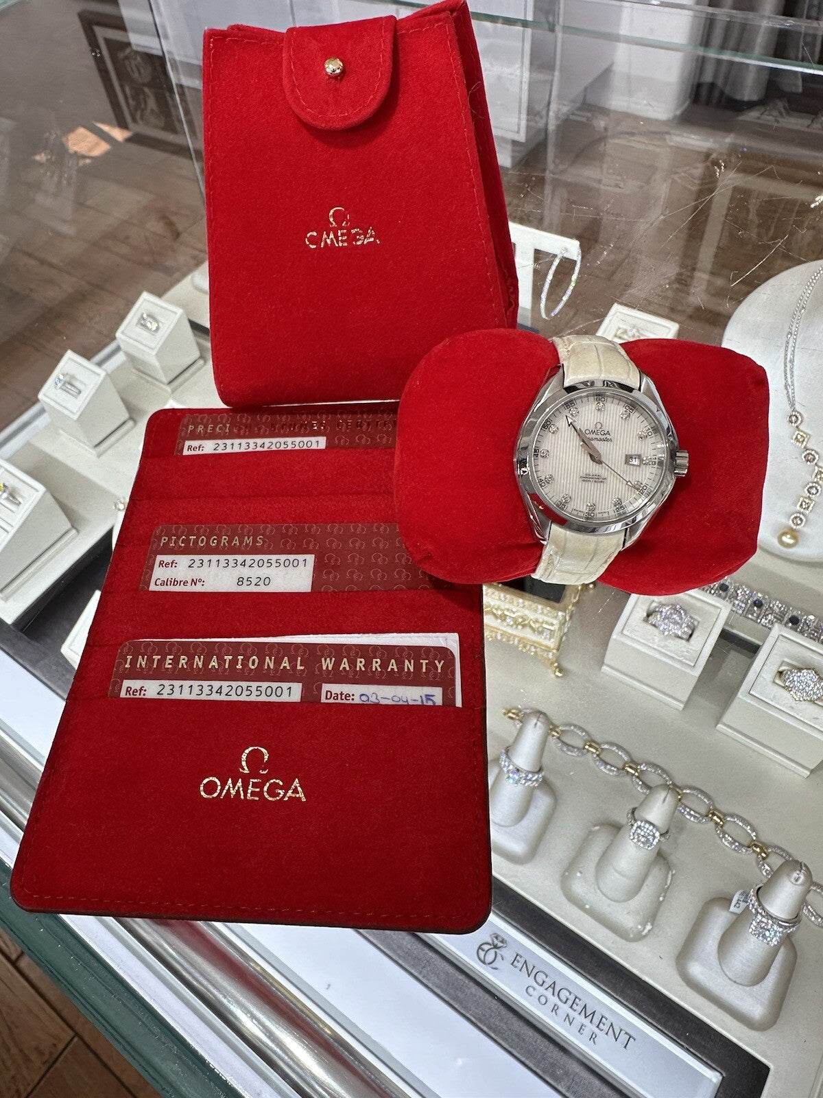 Omega Seamaster Aqua Terra 34mm 231.13.34.20.55.001 Diamond Dial Automatic Watch (view 2)