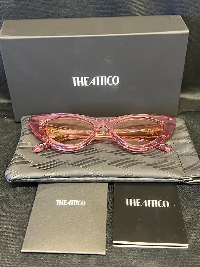 The Attico x Linda Farrow Dora Sunglasses ATTICO32C1SUN Pink 54-18-140mm (view 4)