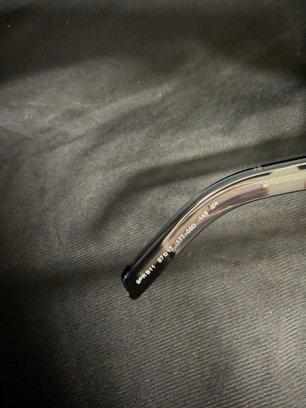 Prada sunglasses PR B11S Transparent ocean Brown Mirror Internal Grey (view 9)