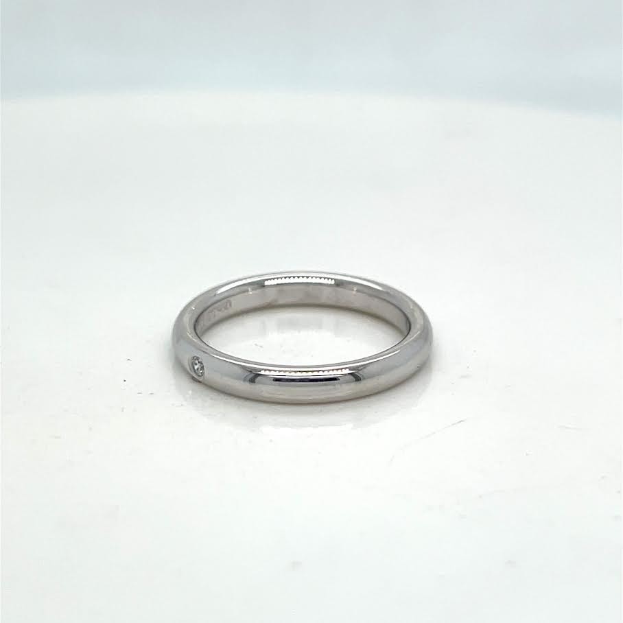 Tiffany & Co. Elsa Perreti Band Ring Round Brilliant Diamond Size 5 2.77mm (view 3)