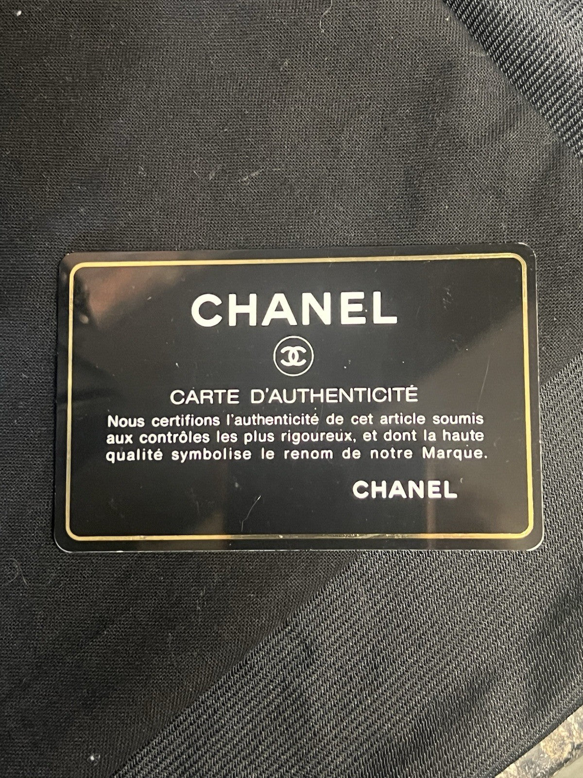 Chanel Small Crossbody Bag Qulted Leather W Chain Strap Blue & Dust Bag (view 13)