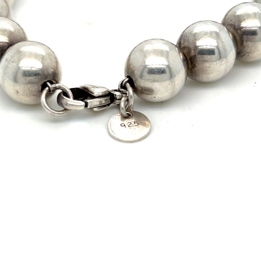 Tiffany & Co. Hardwear Ball Bracelet Sterling Silver 925 Small- 7 in/10mm (view 7)