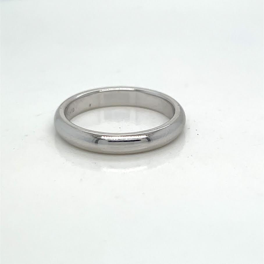 Tiffany & Co. TIFFANY & CO TIFFANY FOREVER WEDDING BAND RING PLATINUM 950 3mm SIZE 5 — view 6