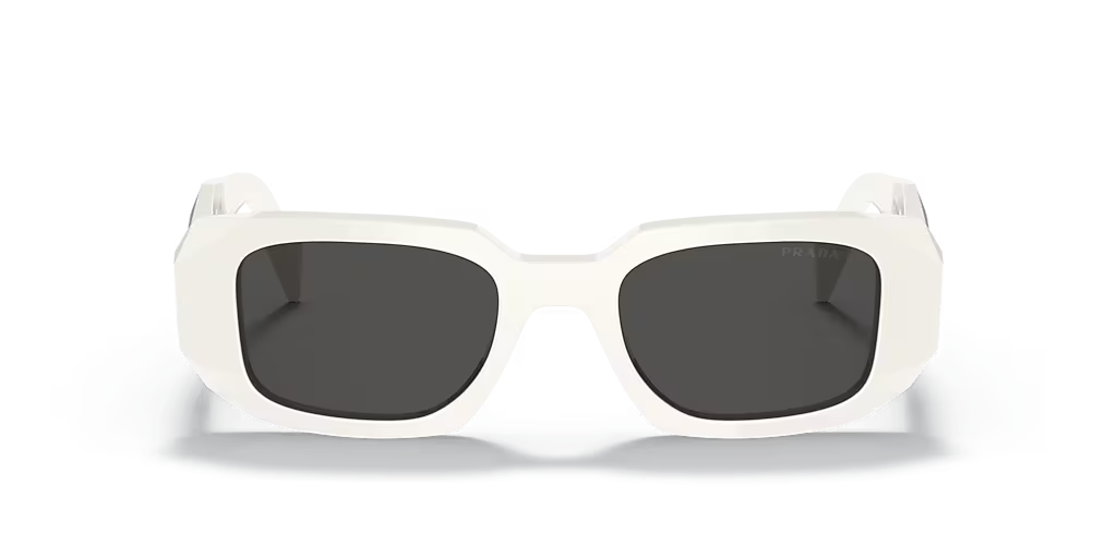 Prada Sunglasses PR 17WS 1425S0 49-20 TALC FRAME/ Dark Grey Lens 145mm (view 2)