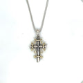 Ann King Sterling Silver 925 18K Yellow Gold Queen's Cross Ivy Pendant Necklace (view 1)