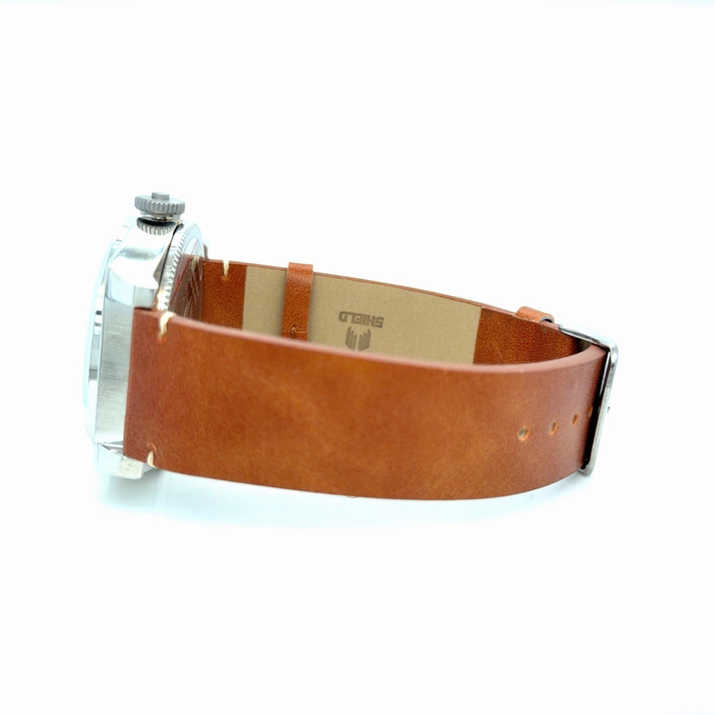 Shield 40mm Cavern Watch Black/Orange Dial, Tan Leather Strap SLDSH110-3 (view 7)
