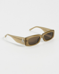 The Attico x Linda Farrow Mini Marfa Sunglasses Mastice ATTICO16C28SUN 140mm (view 1)
